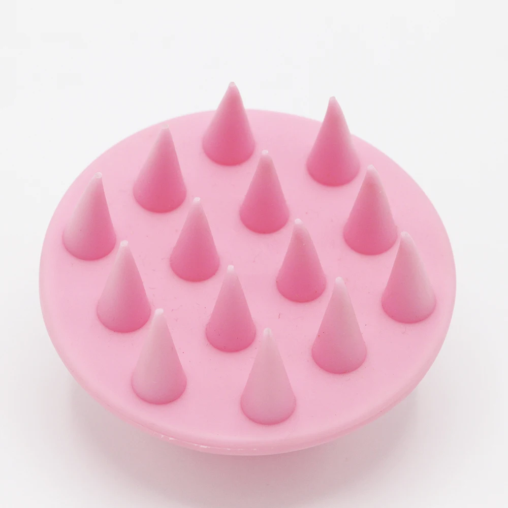 Щетка для шампуня из чистого силикона массажная расческа щетка ванны потери веса