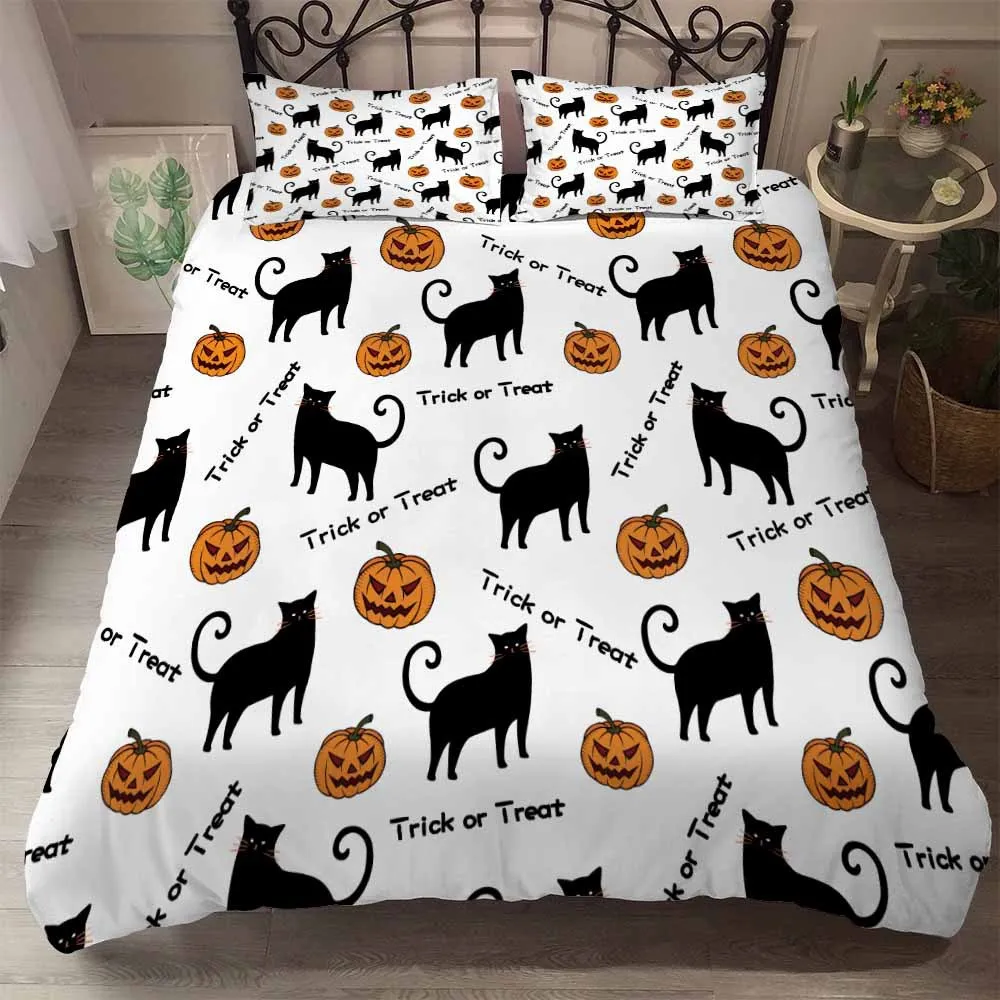 Хэллоуин постельное белье с черепом Калифорния двуспальные кровати одеяло