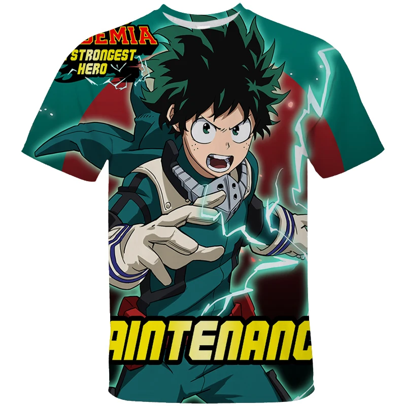 

Boku No Hero Academia T-Shirts Anime Katsuki 3D T Shirt Men Women Harajuku T-Shirt Tops Boys Girls Summer Short Sleeve Tshirts