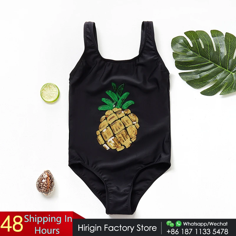 Hirigin Симпатичные Фрукты купальный костюм детская одежда для девочек Одна деталь
