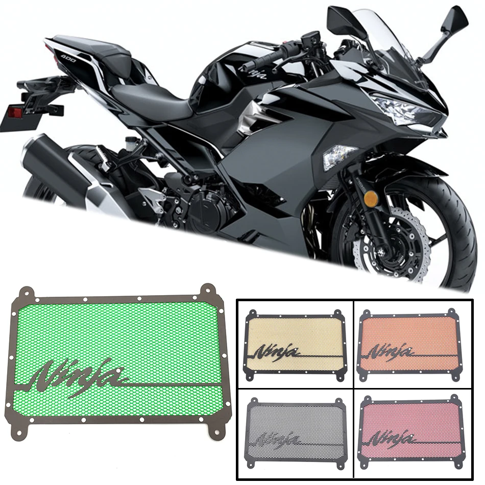 

Motorcycle Radiator Protector Guard Grill Cover Cooler Radiator grille For kawasaki ninja 400 Z400 NINJA400 2017 2018 2019 2020