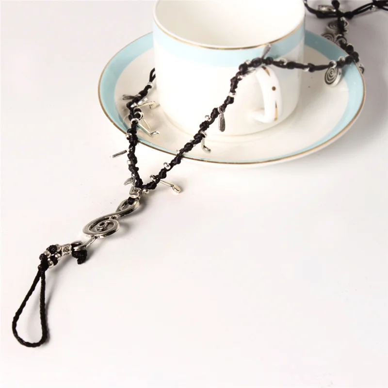 Вечерние сексуальные аксессуары ножной браслет с музыкальными нотками Порно