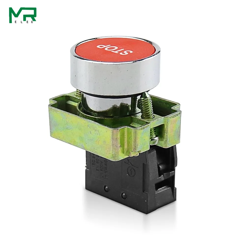 XB2-BA4342 XB2-BA4331 XB2-BA3351XB2- BA4322 XB2-BA3311 XB2-BA3341 NO/NC Momentary flat push button with mark switch 22mm 1PCS |