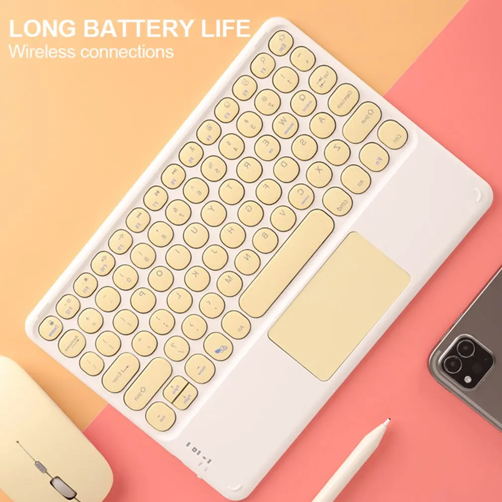 Bluetooth-совместимая клавиатура с сенсорным экраном беспроводная для iPad mini