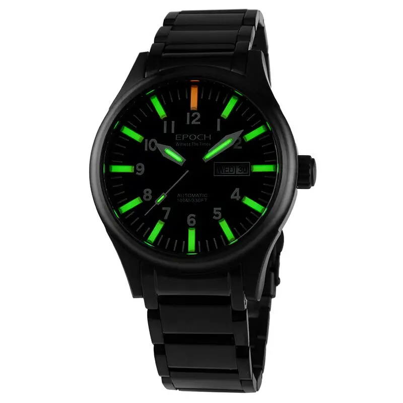 Мужские автоматические наручные часы мужские светящиеся водонепроницаемые