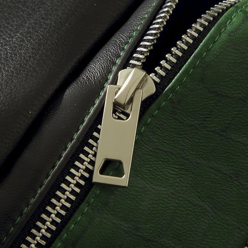 

JCHB 2021 Fashion Genuine Leather Jacket Women Spring 100% Sheepskin Coat Female Short Leather Coats Veste Cuir Femme Pph3931