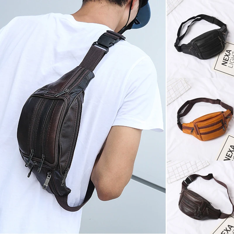 Забавный поясной кошелек для мужчин и женщин сумка из искусственной кожи бега