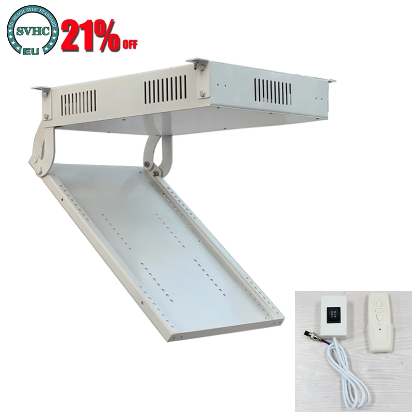 

LCD TV Electric Ceiling Turner Inverted Hidden Ceiling Bracket Remote Telescopic Universal 26-100 inch 110V/220V optional