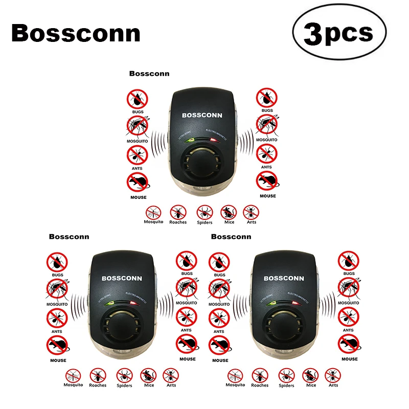 Ультразвуковой электромагнитный Отпугиватель вредителей комаров мышей