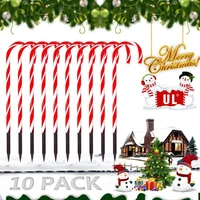 solar christmas candy cane path marking lights led courtyard lawn path marking indooroutdoor candy led light decoration