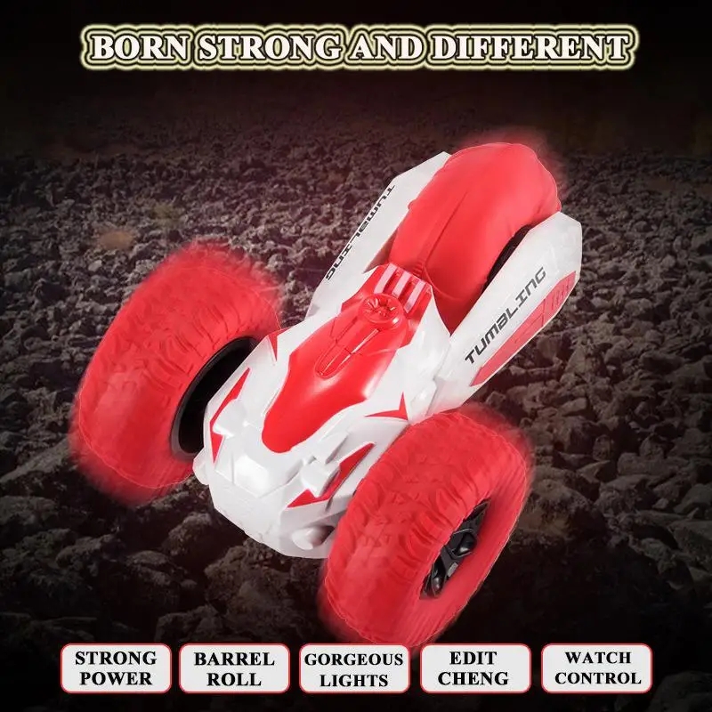 Rc три колеса Stunt автомобилей 2 4 ГГц 360 градусов вращение рулон внедорожных