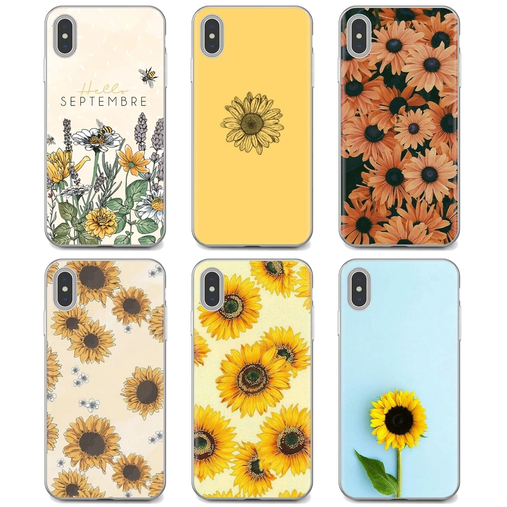 

Case Cover For iPhone iPod Touch 11 12 Pro 4 4S 5 5S SE 5C 6 6S 7 8 X XR XS Plus Max 2020 Summer Daisy Sunflower Flower Floral