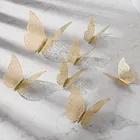 12 шт.компл. 3D наклейки на стену полые бабочки для детской комнаты домашний Декор стены Сделай Сам марипозис холодильник наклейки для украшения комнаты #45