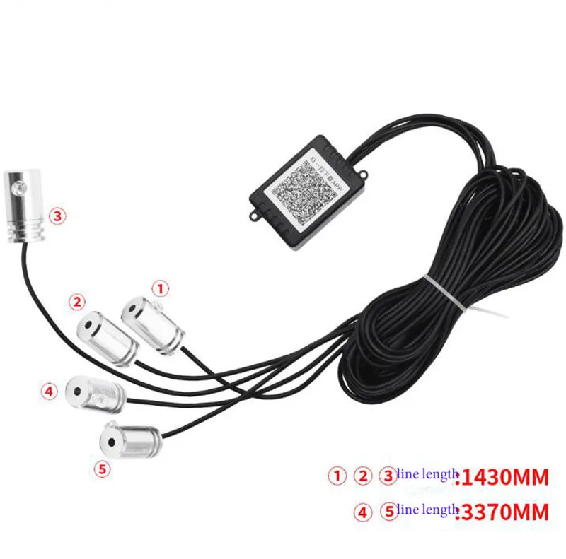 Светодиодная гибкая неоновая ленсветильник 6 метров управление через приложение