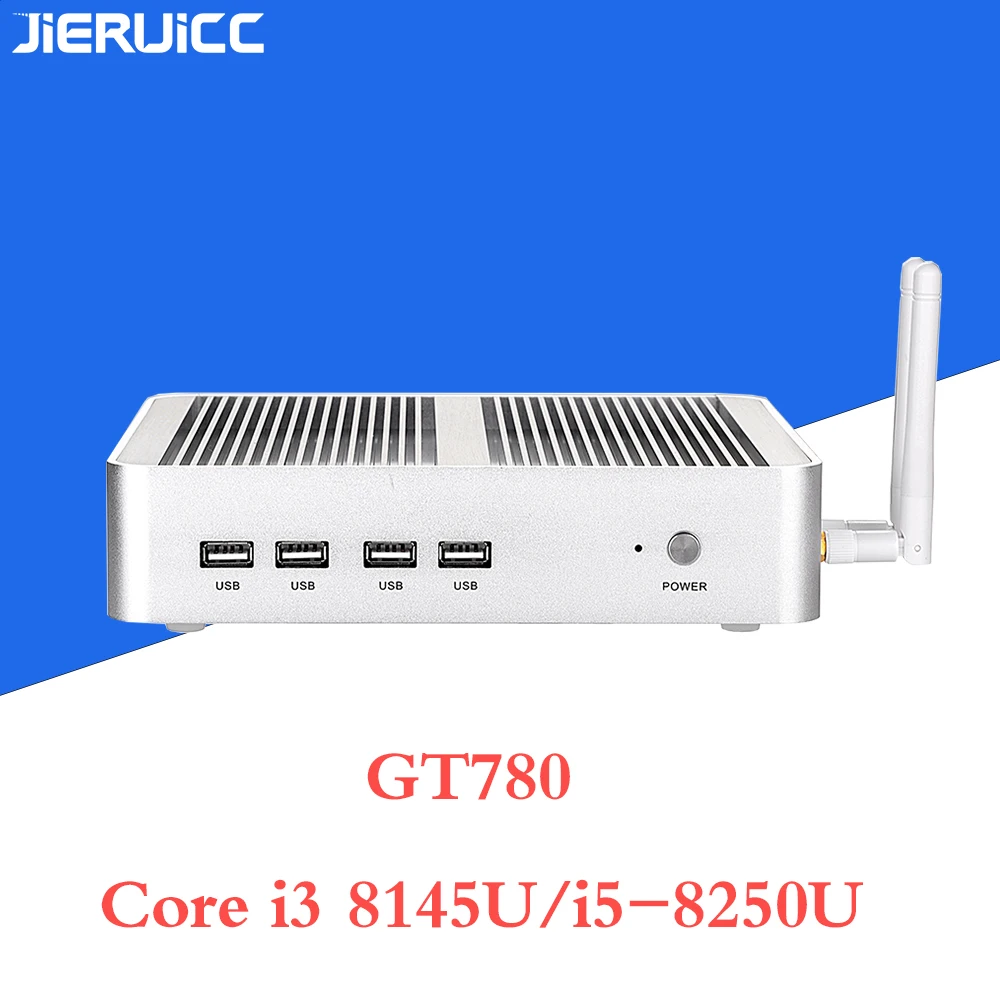 I5 8250U minipc Kaby Lake безвентиляторный мини-ПК Windows 10 предустановка Intel HD graphics 620