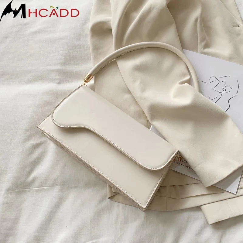 

Simple Small PU Leather Crossbody Bags For Women New 2021 Elegant baguette Bag Shoulder Handbags Female Travel Hand Bag Clutch