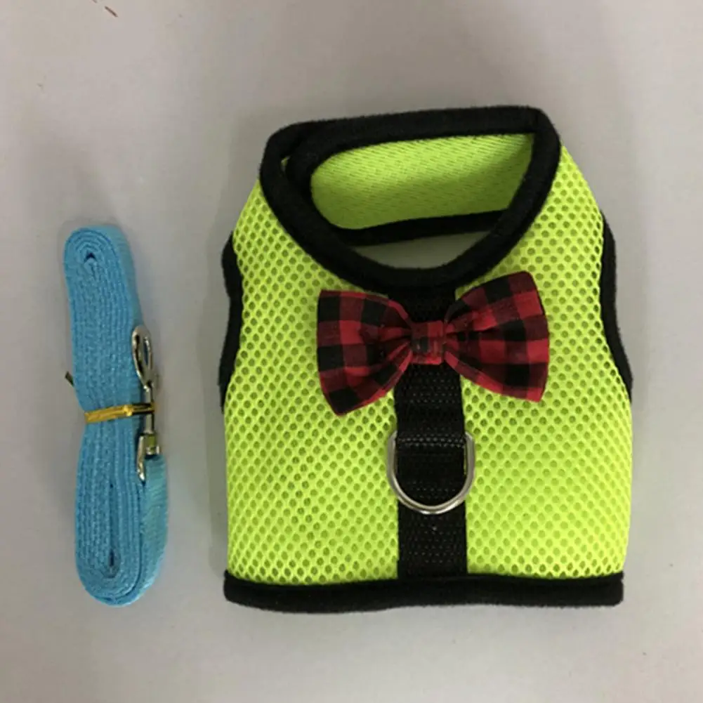 

Rabbit Hamster Chest Strap Vest Harness Walking Leash Traction Rope Pet Supply for Small Animals