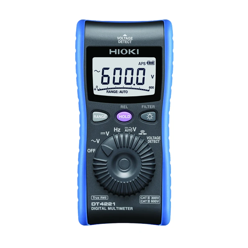 Компактный мультиметр HIOKI DT4221 Карманный с цифровым дисплеем четыре диапазона |
