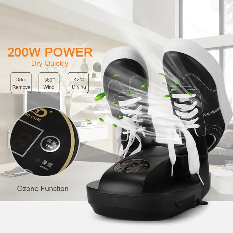 Сушилка для обуви с озоном удаления запахов Быстросохнущий складной нагреватель