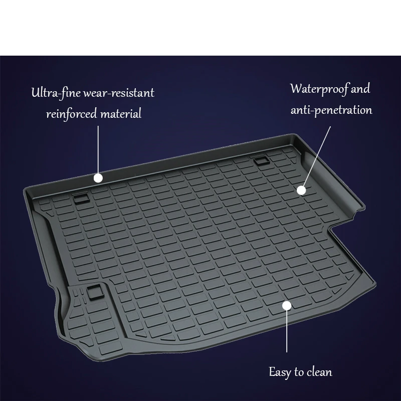 

For Jeep Wrangler 2/4 Doors JK Compass MP/552 Cherokee KJ KK KL Renegade BU Grand Cherokee WK WK2 1Set Car Cargo Trunk Mat