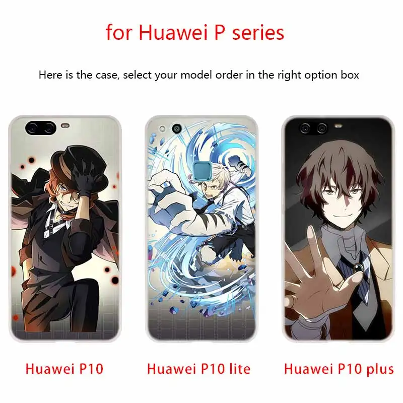 Мягкий чехол из ТПУ для Huawei P30 P40 P20 Pro P10 P9 Lite P Smart Z 2020 Japan anime bungou stray dogs Dazai