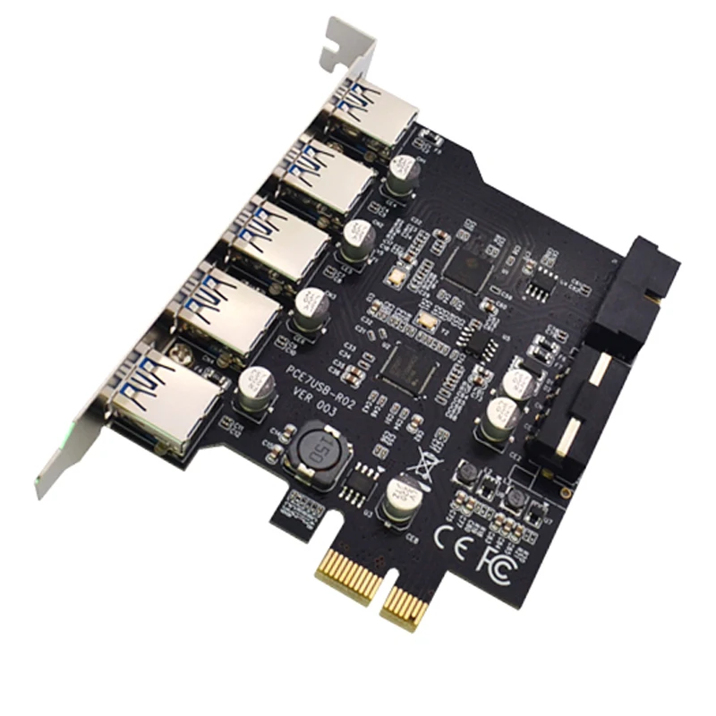 супер скорость pci e к usb 30 19 pin 5 портов pci