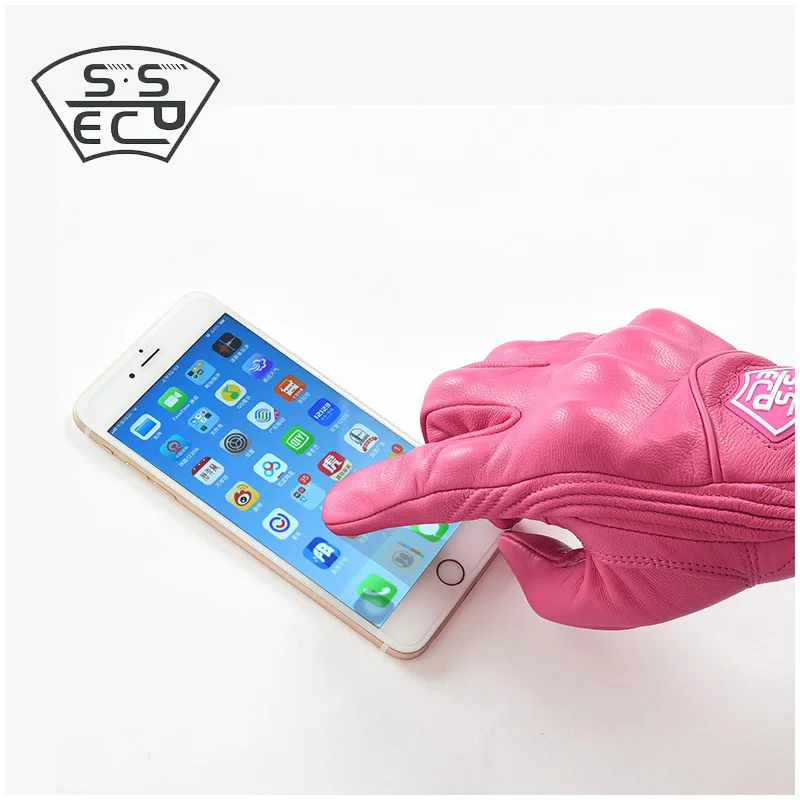 Женские мотоциклетные перчатки с сенсорным экраном для мотокросса