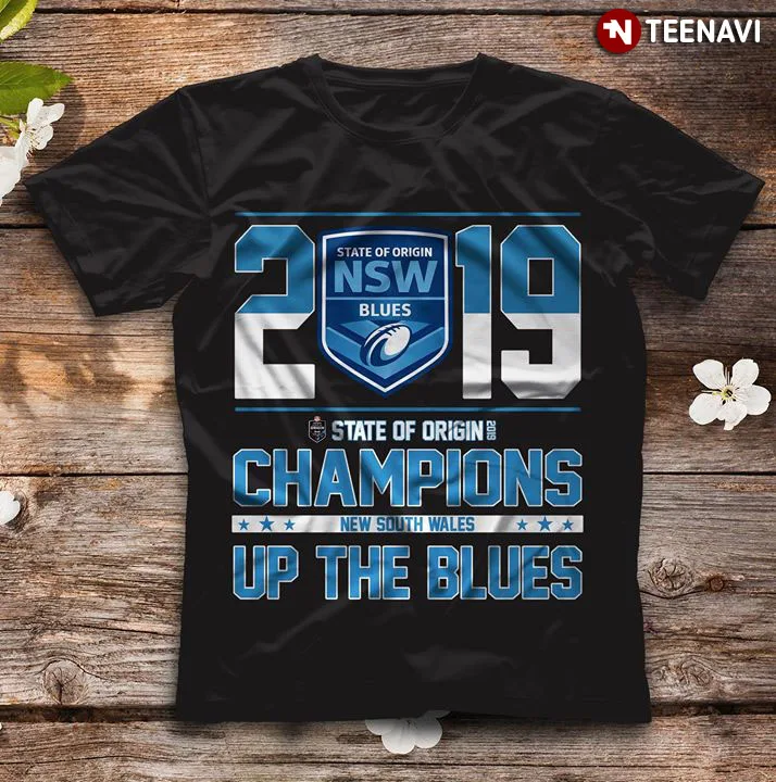 2019 State Of Origin Nsw Harajuku уличная Рубашка мужская футболка|Мужские футболки| |