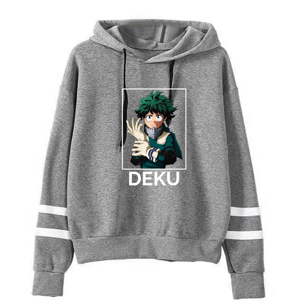 Мужская толстовка с капюшоном популярная аниме Моя геройская Академия Deku модная
