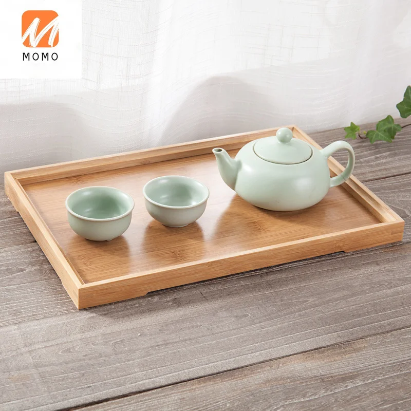 

Bamboo Tea Tray Kung Fu Tea Set Trumpet Simplicity Dry Pour Tea Pitcher Tea Saucer Tea Table