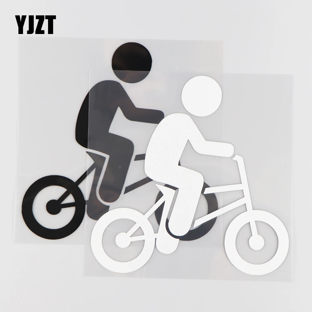 

YJZT 15 см * 15,2 см наклейка для велосипеда с мультяшным автомобилем Декоративная Виниловая наклейка с рисунком 1A-0172