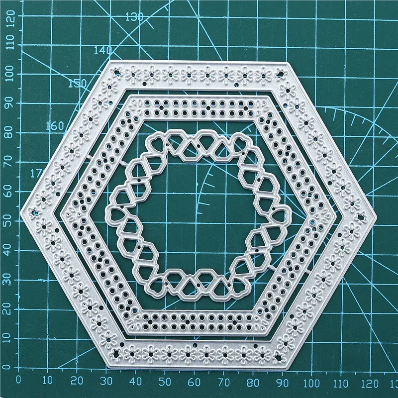 DiyArts ажурная Рама серии металлический Трафаретный вырубной штамп круглая бумага