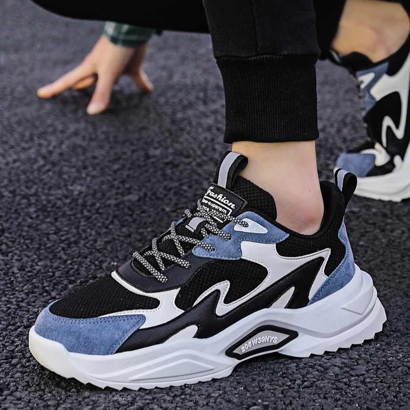 

2021 New Style Men Casual Shoes Brand Male Street Adult Shoes Sport Outdoor Sneakers Zapatos De Hombre Daddy Footwears Fashion