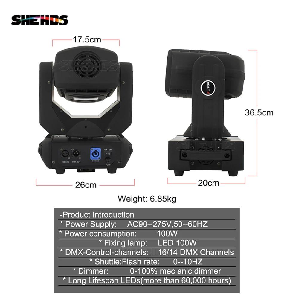2pcs/lot LED 4x25W Super Beam Moving Head Light Perfect Effect For DJ Disco Party Clubs Lighting Fast Shipping | Лампы и освещение
