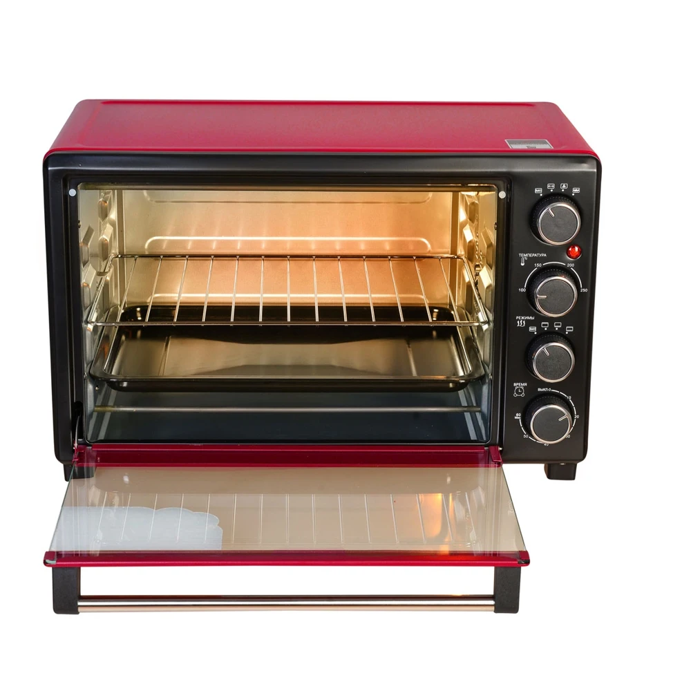 Мини-печь GFGRIL GFO-30 Grill Plus красный | Бытовая техника