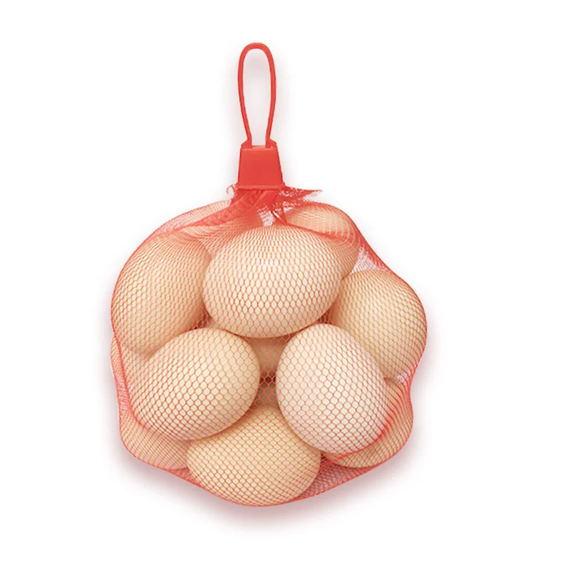 Портативные сетчатые карманы для яиц фруктов и овощей Упаковка доставка
