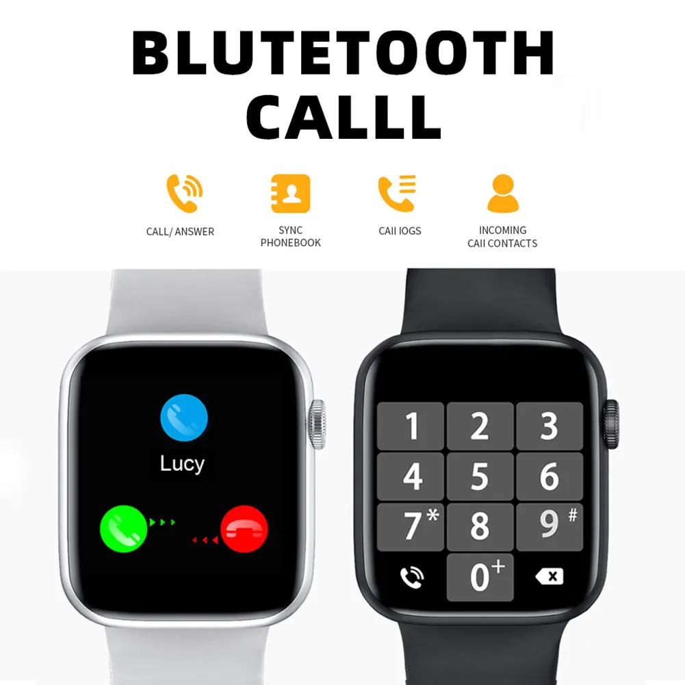 2021 smart watches iwo w26 men women smartwatch bluetooth call ecg heart rate monitor sports fitness bracelet for apple android free global shipping