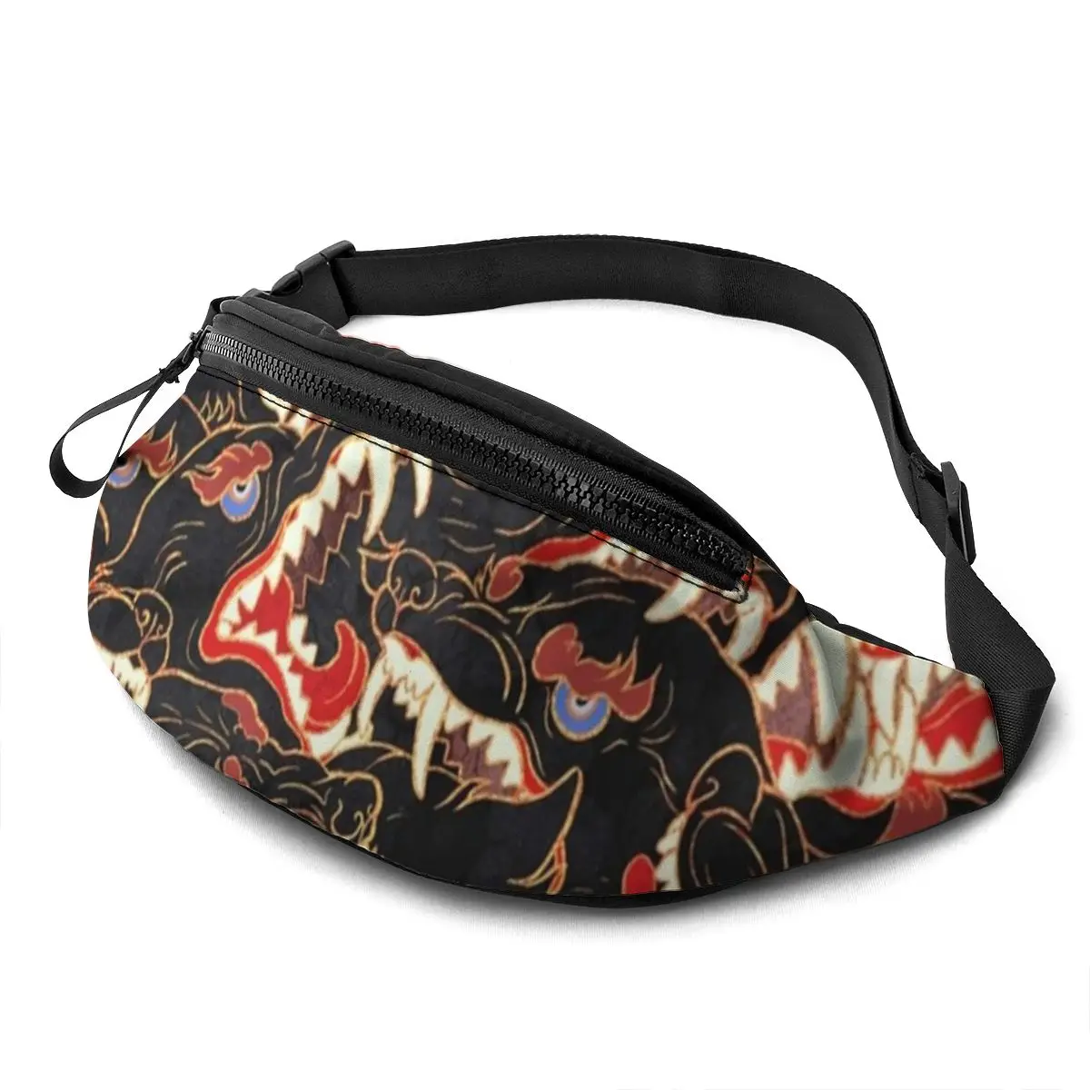 

Поясная сумка с волком Naturehike унисекс, Полиэстеровая сумка с принтом