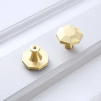 MR AND MS-5pcs/Pack Brushed Copper Handles For Cabinet Drawers Pulls in Bathroom Knobs for Home Decoration