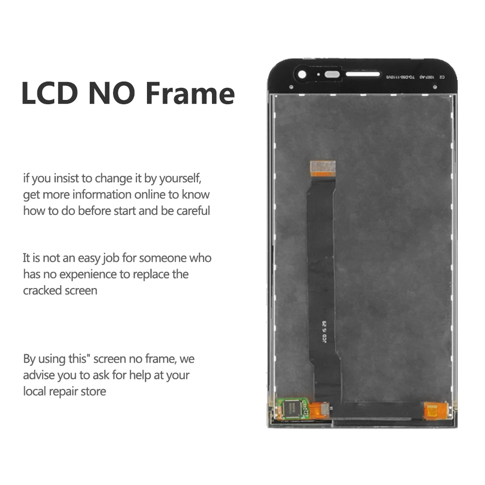 LCD For ASUS ZenFone Asus Zenfone 2 ZE500CL Z00D display digitizer assembly touch screen replacement black lcd | Мобильные телефоны