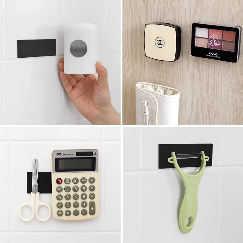 

2020 Adhesive Magnetic Stickers Can Be Cut Adhesive Stickers Without Perforation Magnetic Hook Kitchen Wall Magnet Stickers