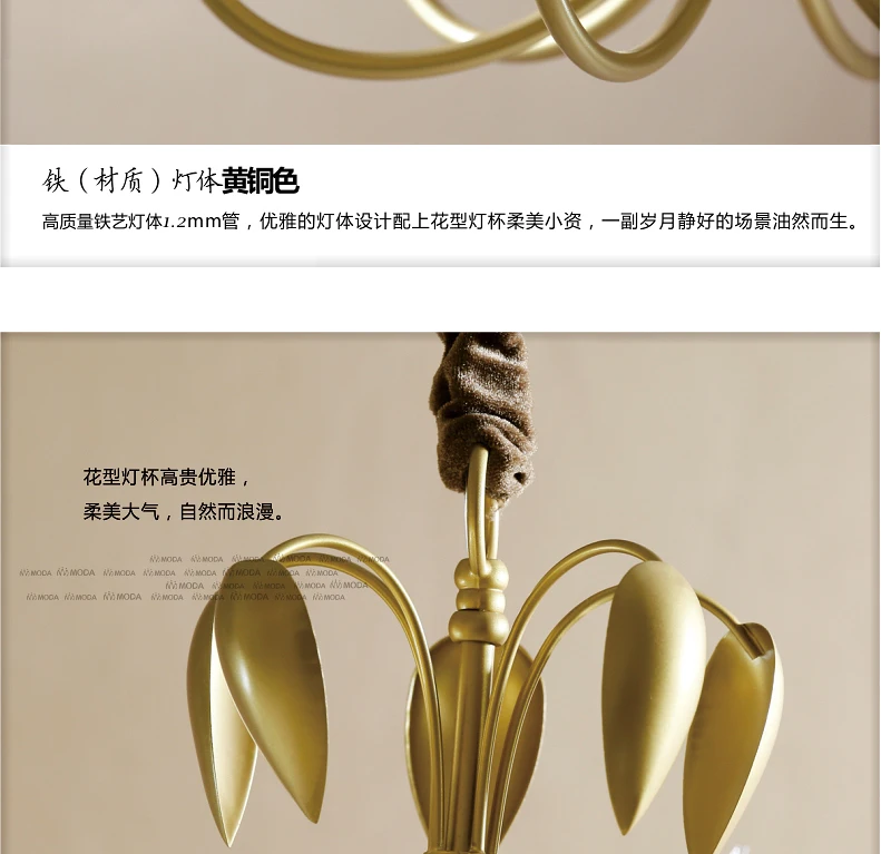 French wedding led Candle Chandelier lustre Rustic Iron Flower Lamp Club Model Room Lampe dining room Kitchen Garden lighting|Люстры| |