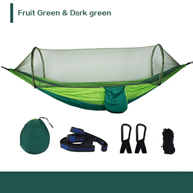 1-2 человека Открытый сетчатый гамак без комаров подвесная кровать Охота Кемпинг