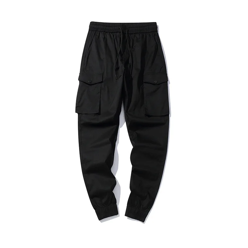 

2019 Harajuku Cargo Pants Men Streetwear Multi-pocket Pencil Tactical Pants Sweatpants Male Fashion Hip Hop Men Joggers HZ255