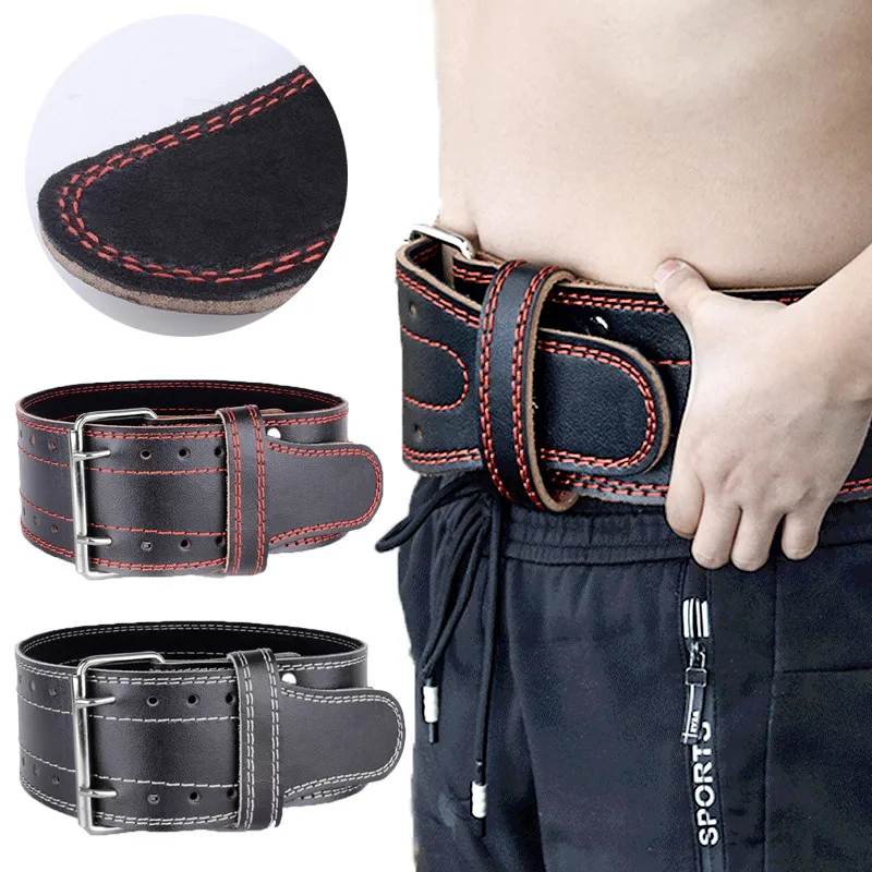 

Cowhide Fitness Weight Lifting Belt Barbell Dumbbell Training Back Support Weight Lifting Belt Squat Dip Powerlifting Waist Belt
