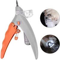 led pet nail clipper dog nail trimmer and toenail clippers scissor great for cats dogs feature led light professional supplies
