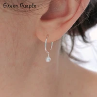 natural pearl handmade earrings 14k gold filled circle jewelry brincos minimalism oorbellen boho pendientes drop women earrings