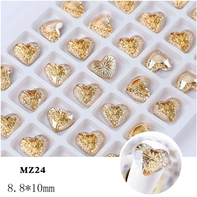 Promotion ! Swarovsky 3D Nail Rhinestone 8.8*10mm Flatback Glass Crystals AB Use for DIY Decorations Rhinestones | Красота и здоровье