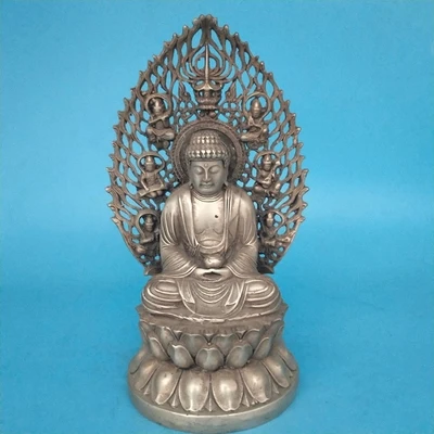 Antique Bronze Home Decoration Ornaments of Lotus Buddha