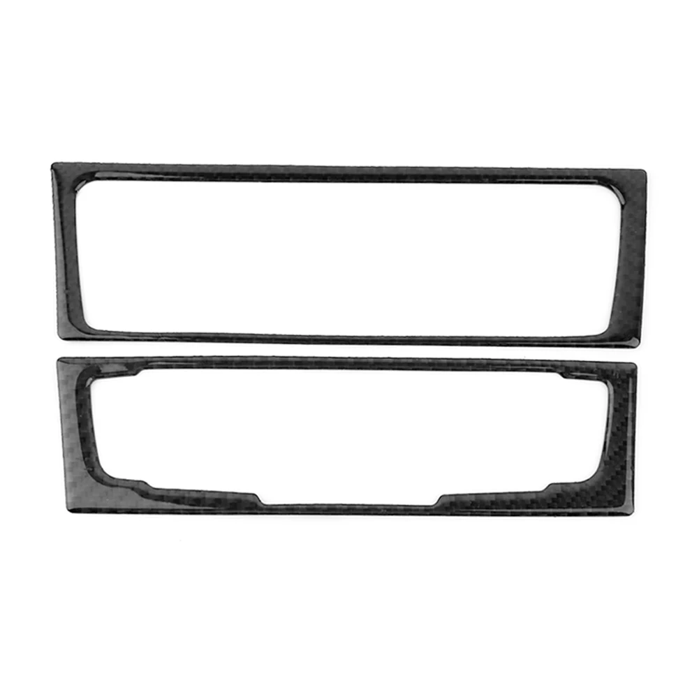 Автомобильная консоль из углеродного волокна ABS отделка для CD панели